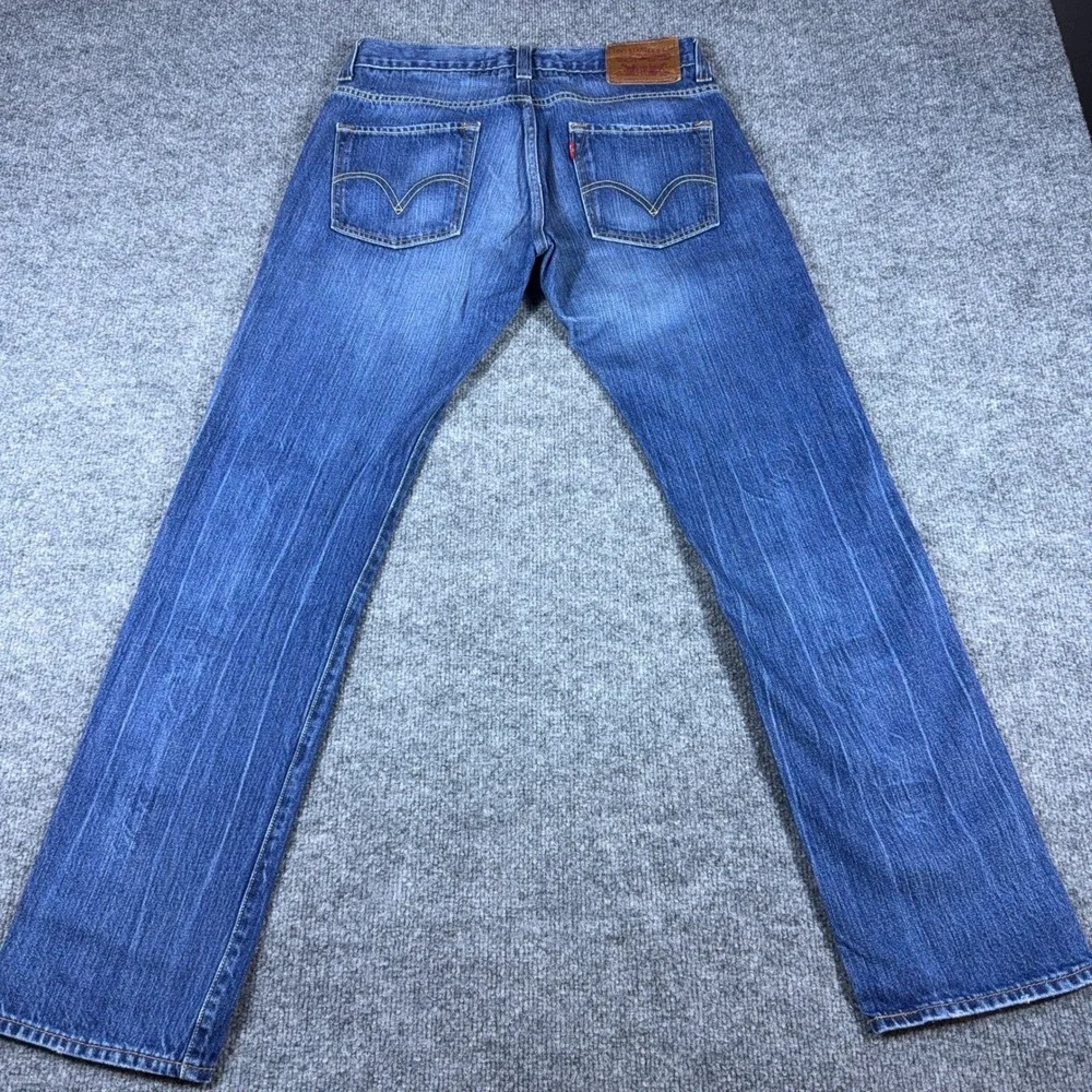 Levis 511 Skinny Jeans Mens Blue Medium Wash Denim Pants 05511-0277 W32 L30